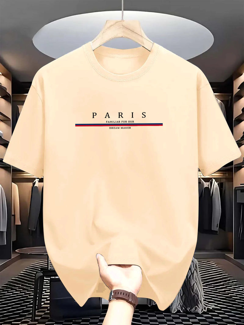CAMISETA MASCULINA 100% ALGODÃO PARIS — MAIS DO QUE ROUPA, UM ESTADO DE ESPÍRITO.
