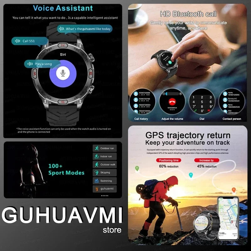 Xiaomi Smartwatch 2025 com Lanterna Militar – Tecnologia de Sobrevivência Para o Mundo Real