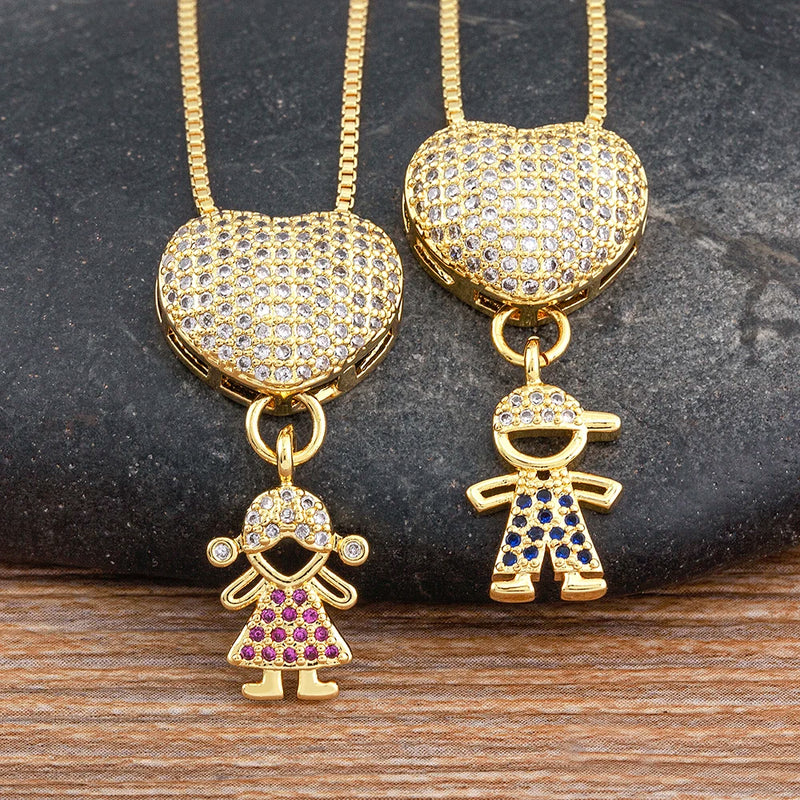 COLAR AMOR DE MÃE BNHADO A OURO 18K