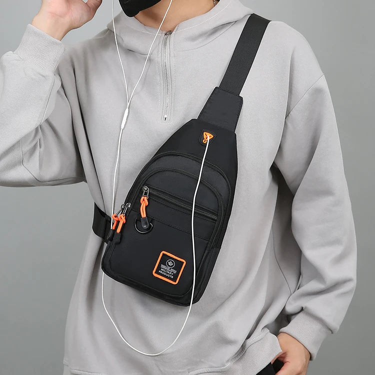 Bolsa de Ombro Masculina Esportiva à Prova d’Água – A Escolha Inteligente para Homens Ativos e Preparados!
