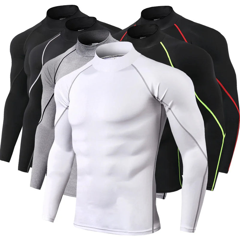 🔥 Camiseta Esportiva Masculina de Compressão – Onde Corpo, Alma e Superação se Encontram