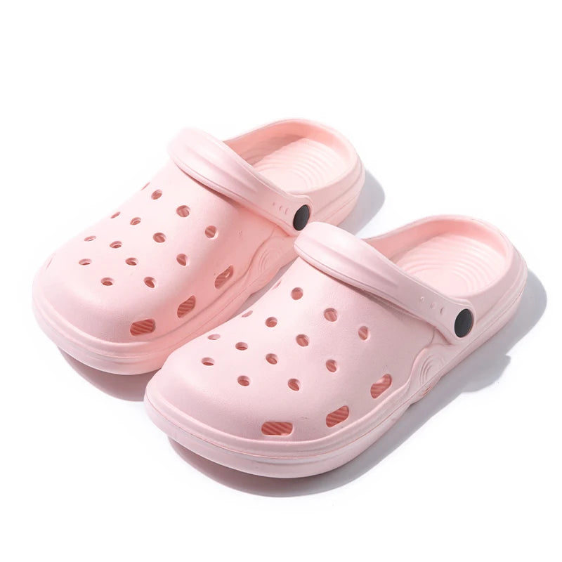 Tamancos femininos de verão, sandálias de sola grossa, chinelos de casa, sapatos de jardim