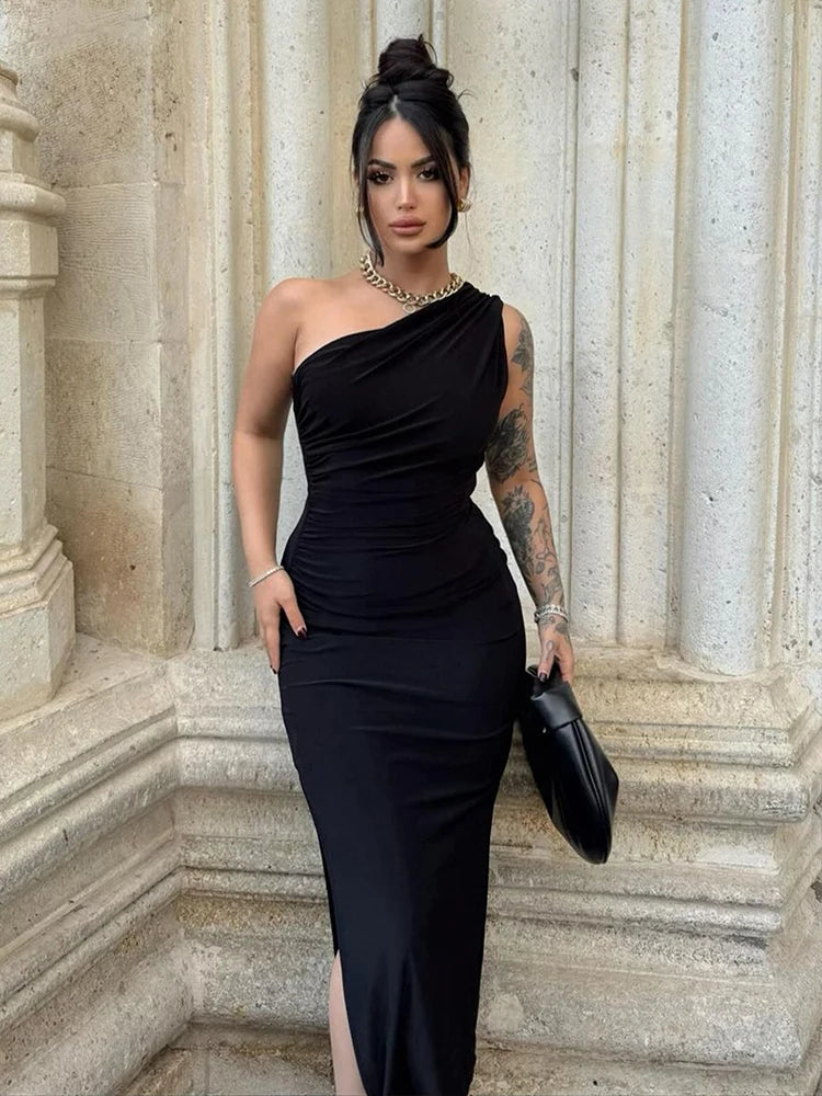 Vestido Longo de Verão Feminino com Fenda – Para Mulheres que Sabem que Ser Sexy é Ser Livre