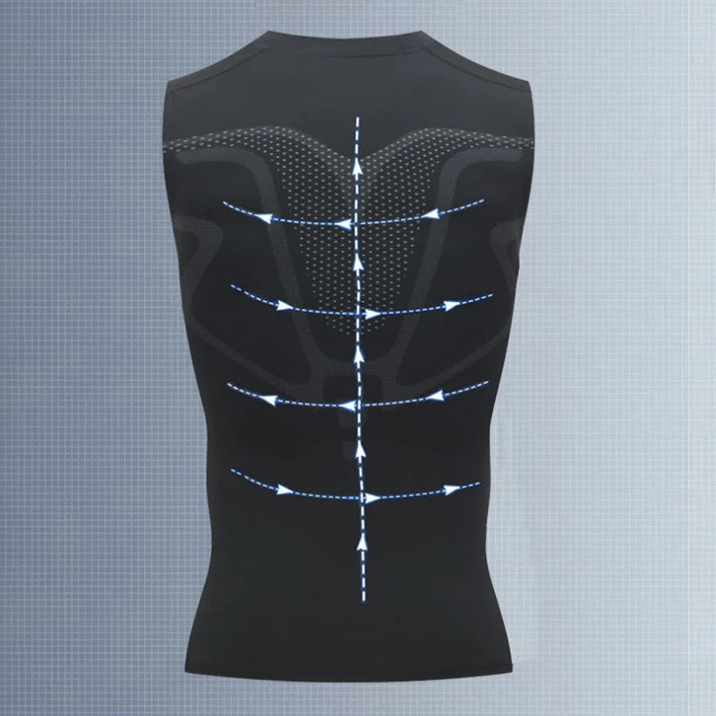 Camiseta de compressão masculina para academia — Mais que uma camiseta. Um chamado à sua melhor versão.