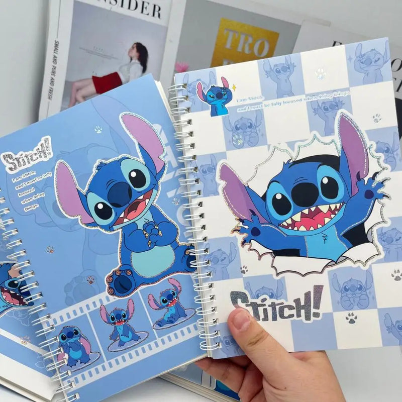 🌌 Caderno Espiritual Lilo & Stitch — Mais que Papelaria, um Refúgio da Alma