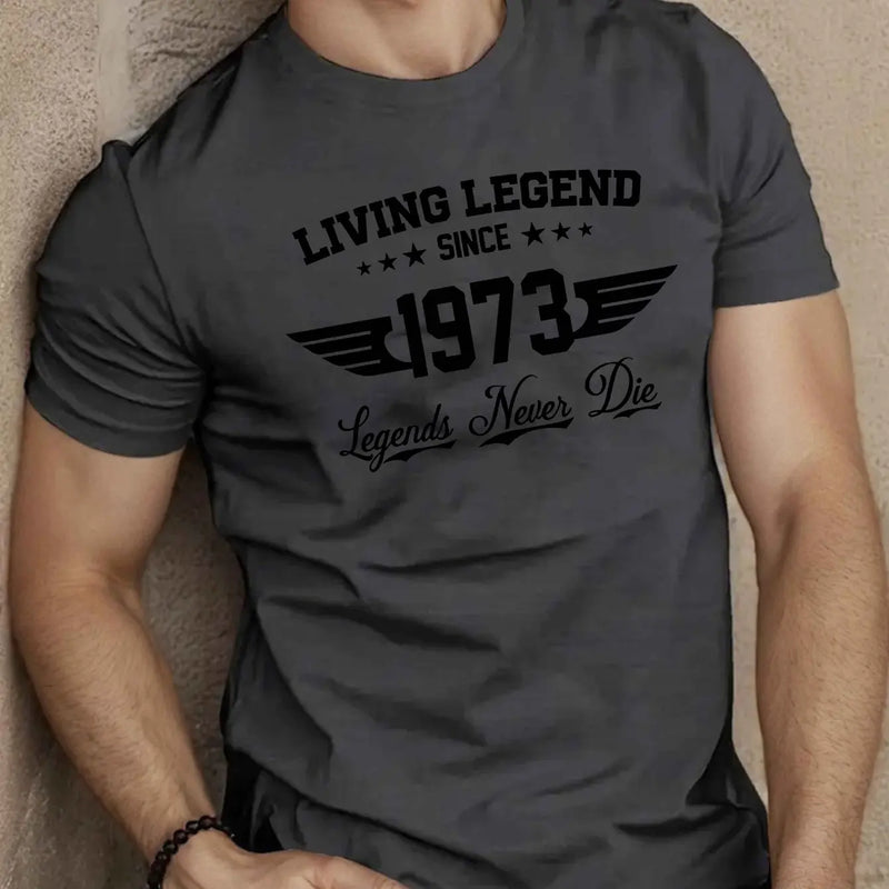 🔥 Camiseta Masculina "SINCE 1973" – Muito Além do Algodão. Um Manifesto de Liberdade.