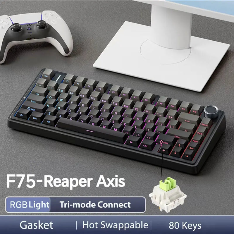 Teclado Mecânico Gamer AULA F75 – A Arma Suprema Para Quem Leva os Jogos a Sério