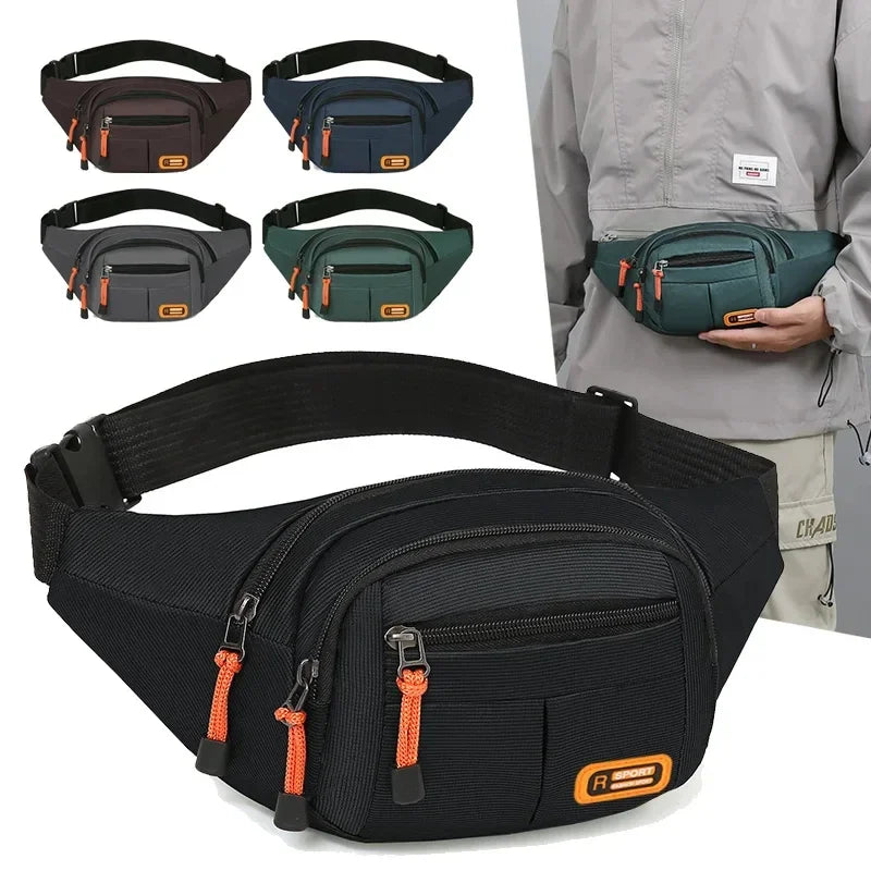 Bolsa de Cintura Oxford Impermeável Unissex – A Escolha Inteligente Para Quem Precisa de Praticidade, Segurança e Estilo em Qualquer Situação!