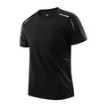 CHRLCK – Camiseta masculina esportiva de secagem rápida, respirável, com elasticidade macia para caminhada, pesca e esportes ao ar livre