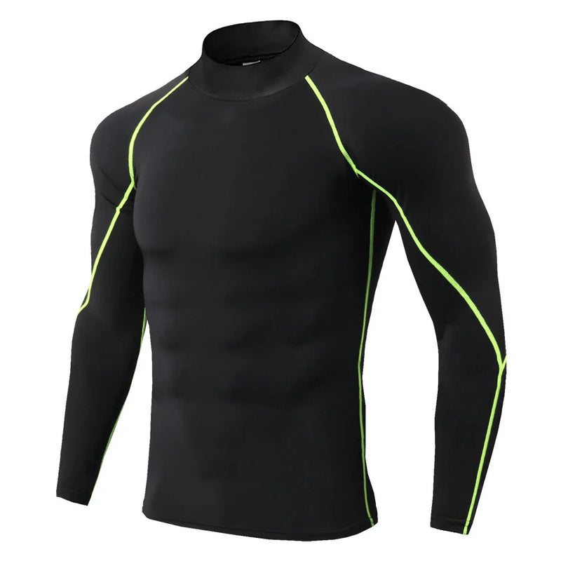 🔥 Camiseta Esportiva Masculina de Compressão – Onde Corpo, Alma e Superação se Encontram