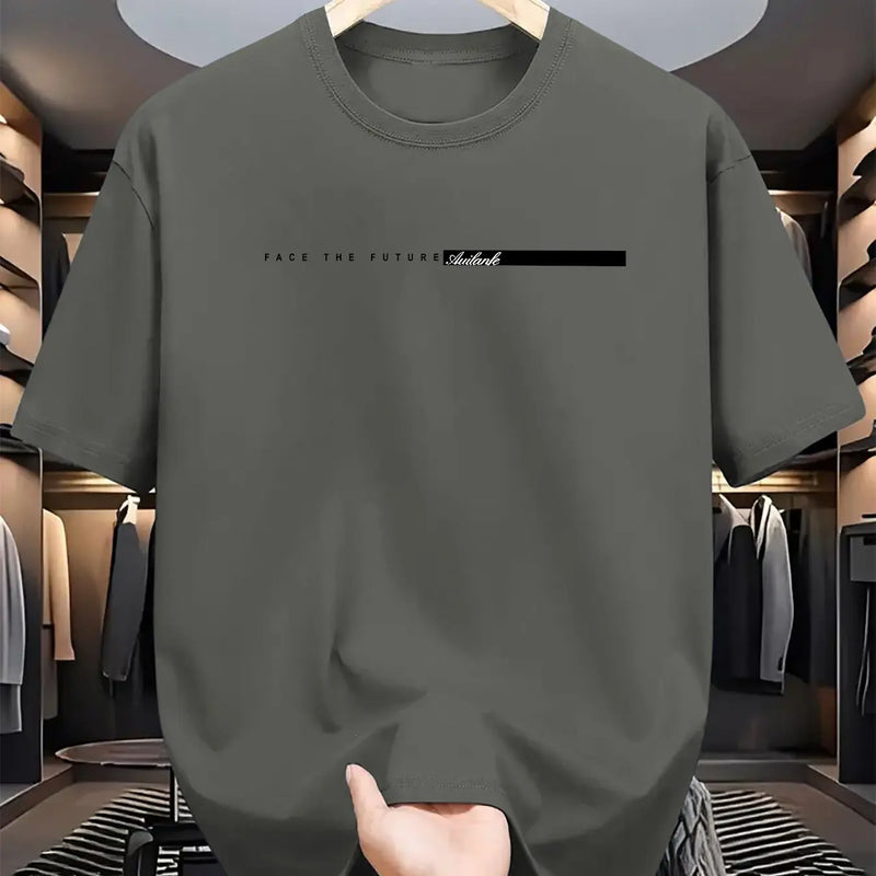 Camiseta masculina de verão 100% algodão - 🏙️ Estilo High Street Unissex: Para Quem Não Se Encaixa, Se Destaca