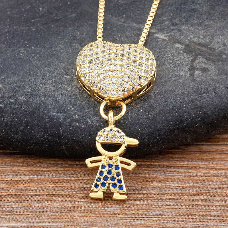 COLAR AMOR DE MÃE BNHADO A OURO 18K